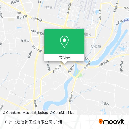 广州北建装饰工程有限公司地图