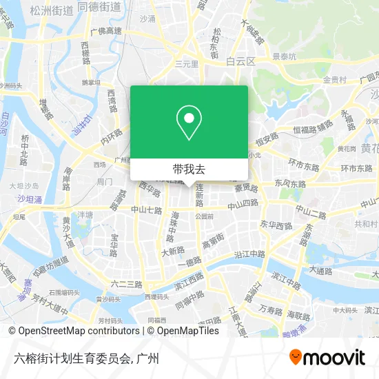 六榕街计划生育委员会地图