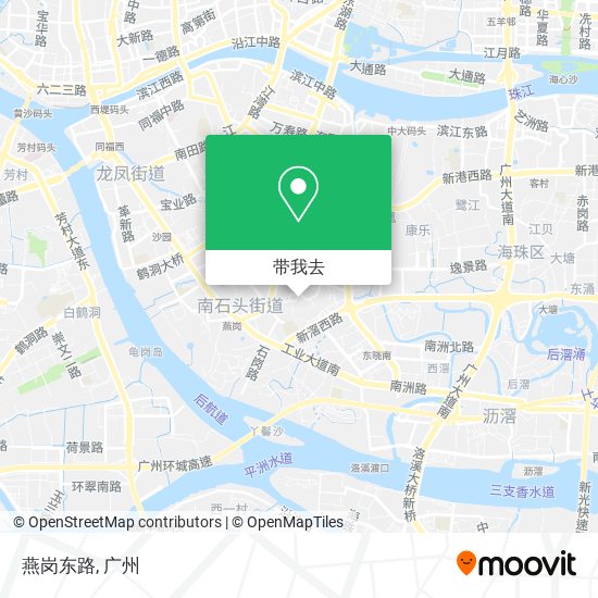 燕岗东路地图