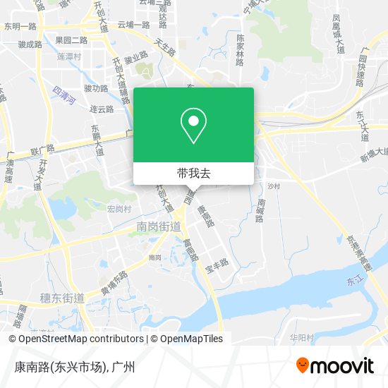 康南路(东兴市场)地图