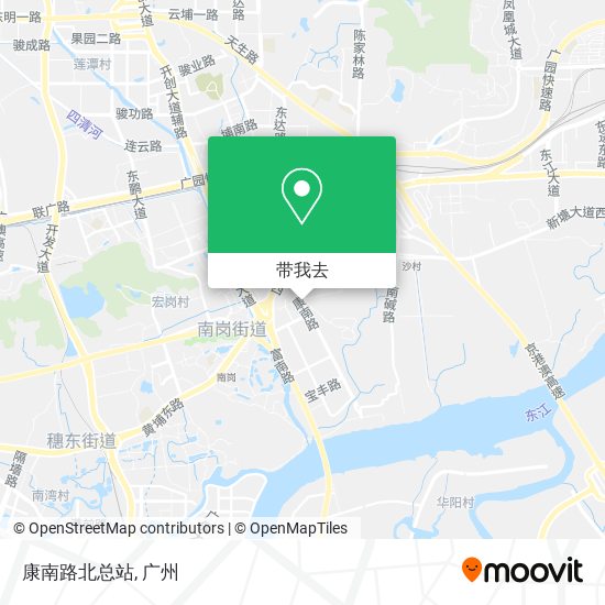康南路北总站地图