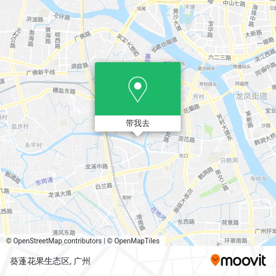 葵蓬花果生态区地图