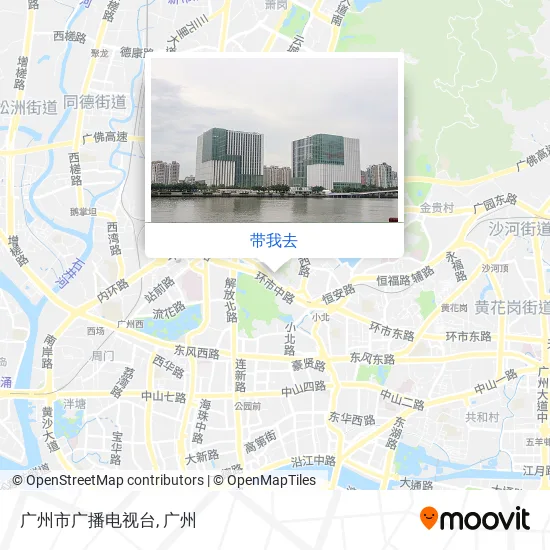 广州市广播电视台地图
