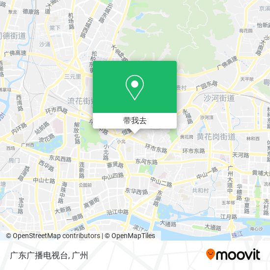 广东广播电视台地图