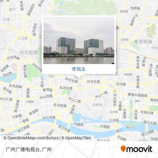 广州广播电视台地图