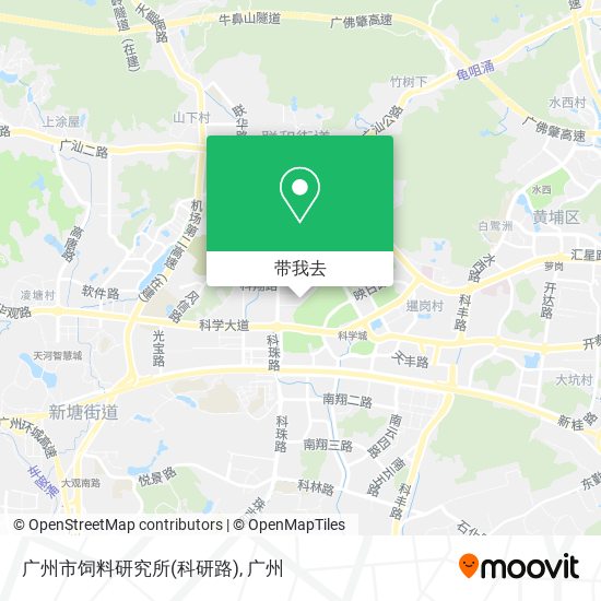 广州市饲料研究所(科研路)地图