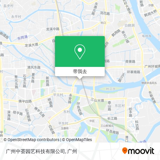 广州中荟园艺科技有限公司地图