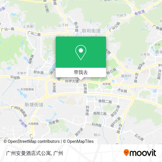 广州安曼酒店式公寓地图