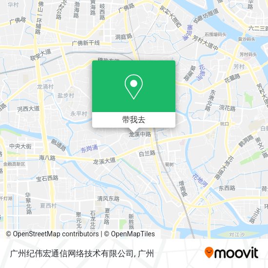 广州纪伟宏通信网络技术有限公司地图