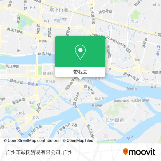 广州车诚氏贸易有限公司地图