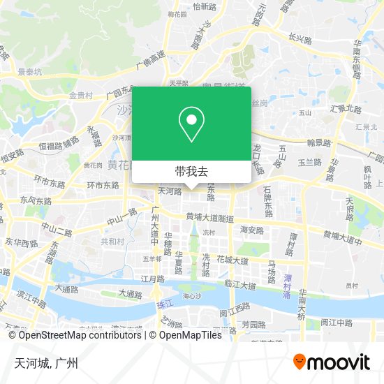天河城地图