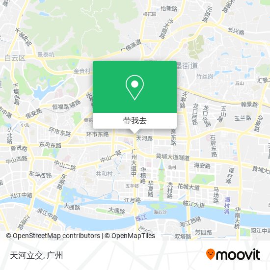 天河立交地图
