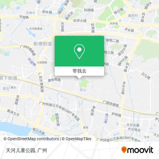 天河儿童公园地图