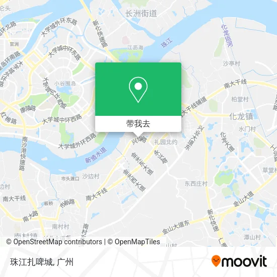 珠江扎啤城地图