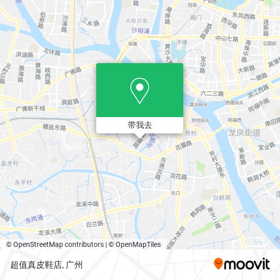 超值真皮鞋店地图