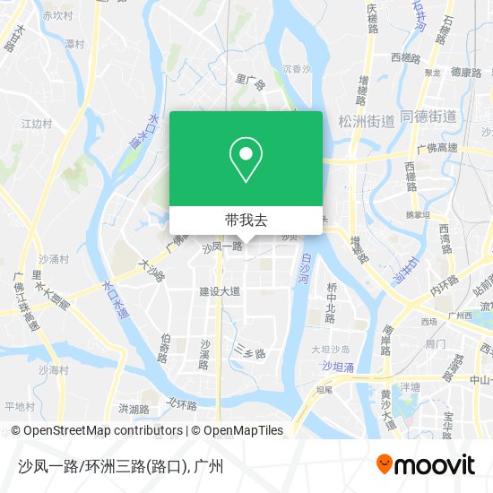 沙凤一路/环洲三路(路口)地图
