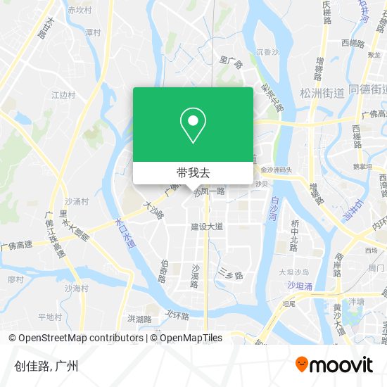 创佳路地图