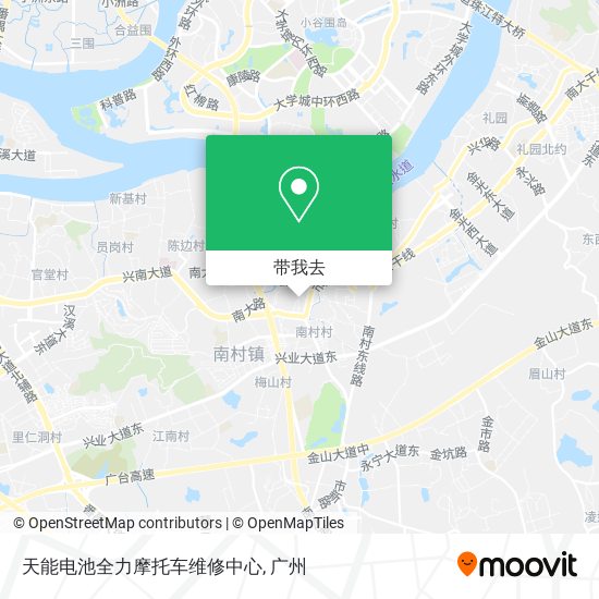 天能电池全力摩托车维修中心地图