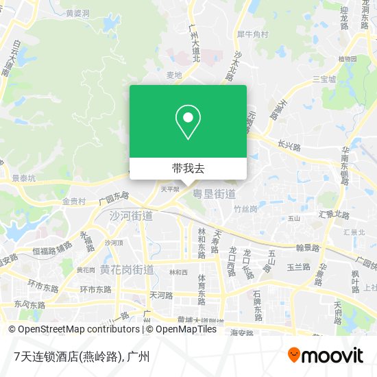 7天连锁酒店(燕岭路)地图