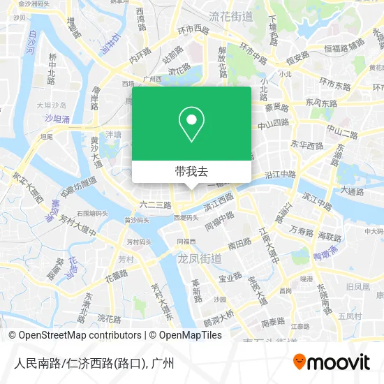 人民南路/仁济西路(路口)地图