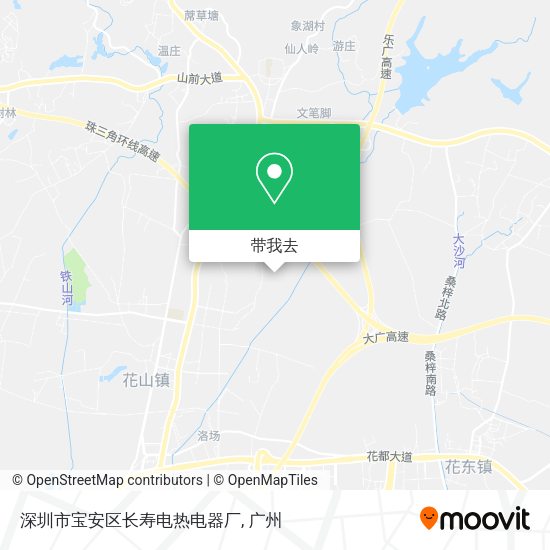 深圳市宝安区长寿电热电器厂地图