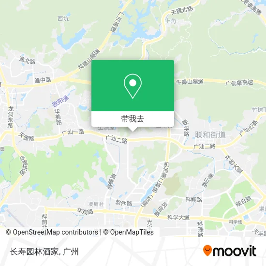 长寿园林酒家地图