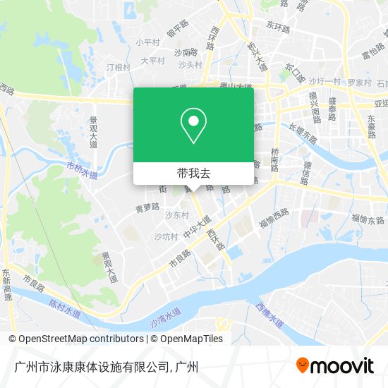 广州市泳康康体设施有限公司地图
