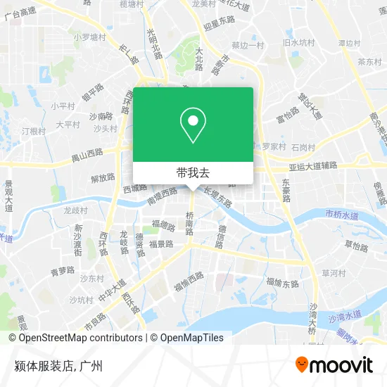 颍体服装店地图