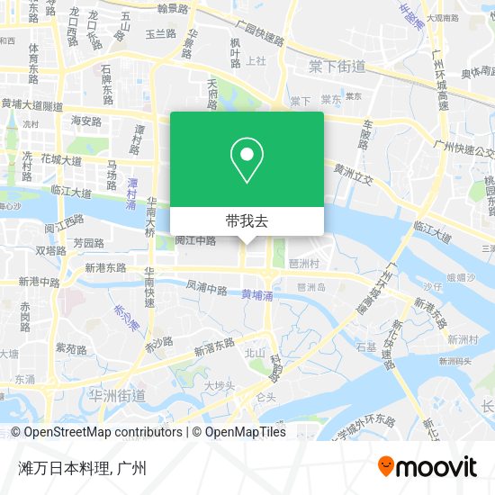 滩万日本料理地图
