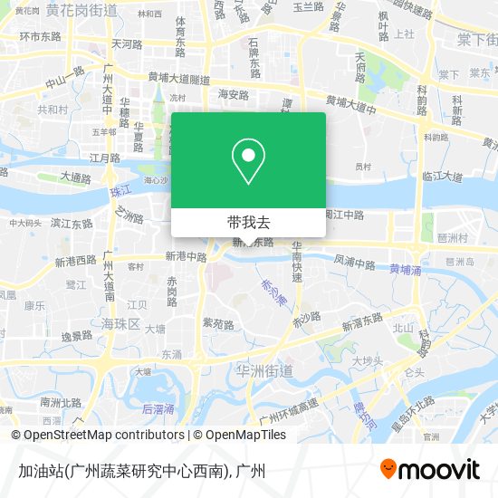 加油站(广州蔬菜研究中心西南)地图