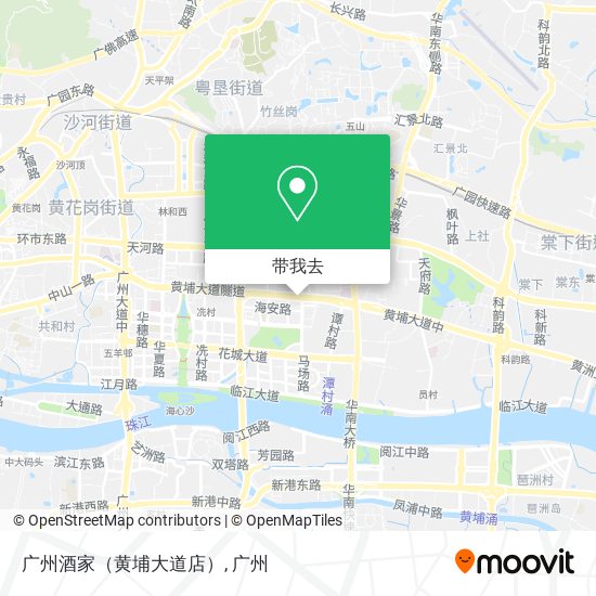 广州酒家（黄埔大道店）地图