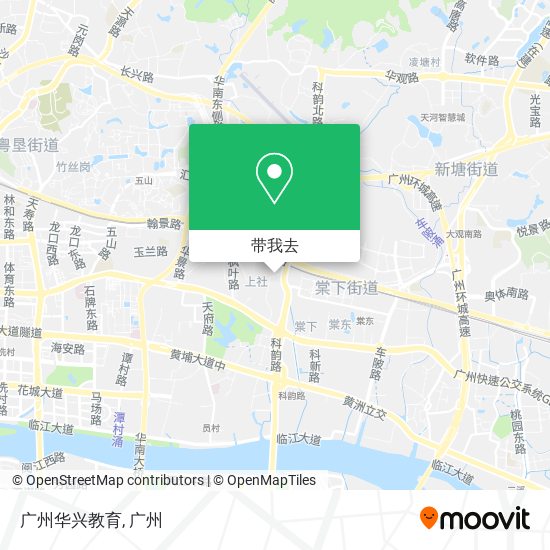 广州华兴教育地图