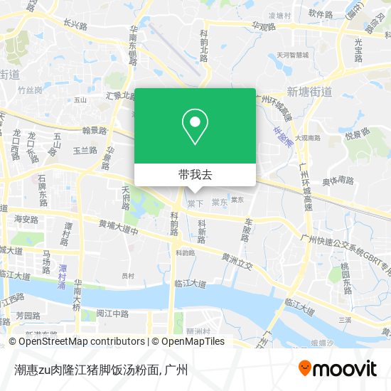 潮惠zu肉隆江猪脚饭汤粉面地图