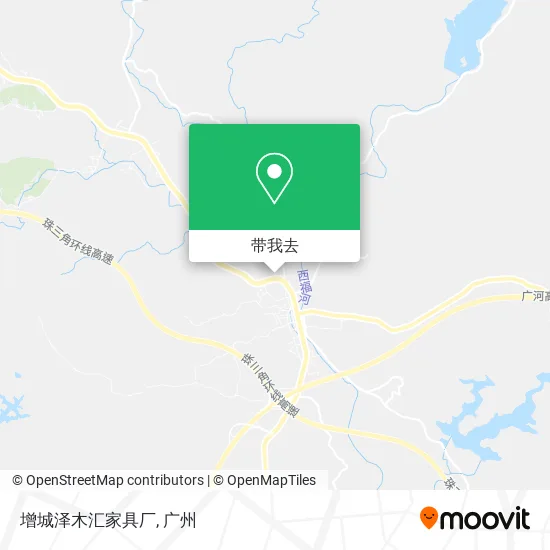 增城泽木汇家具厂地图