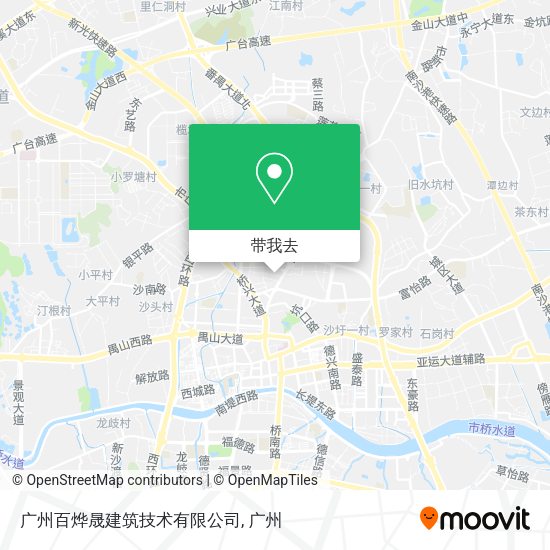 广州百烨晟建筑技术有限公司地图