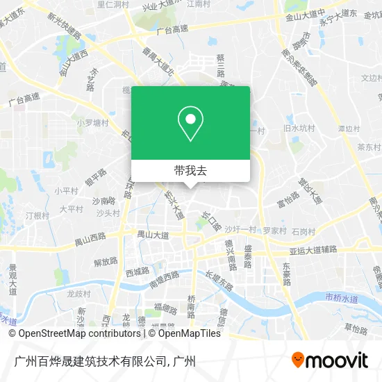 广州百烨晟建筑技术有限公司地图