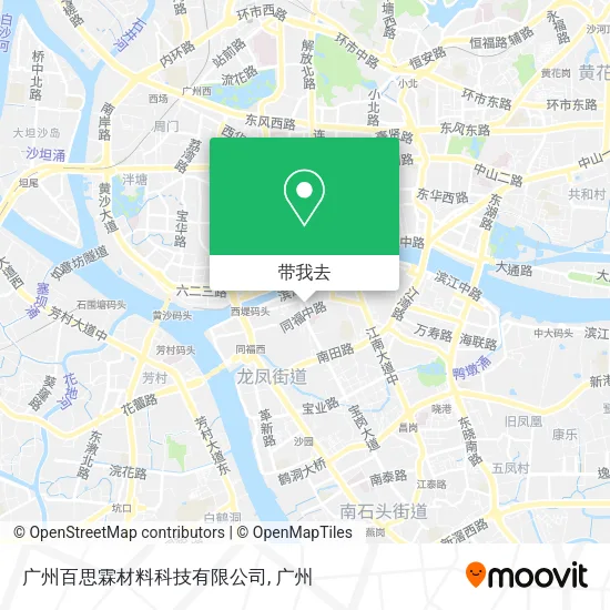 广州百思霖材料科技有限公司地图