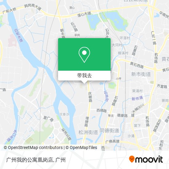 广州我的公寓凰岗店地图