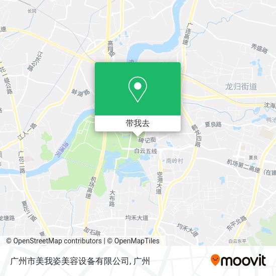 广州市美我姿美容设备有限公司地图