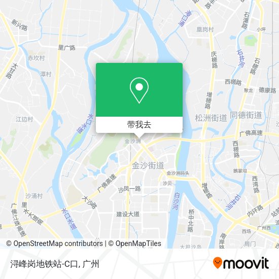 浔峰岗地铁站-C口地图