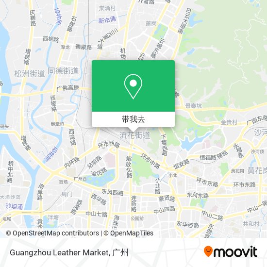 Guangzhou Leather Market地图