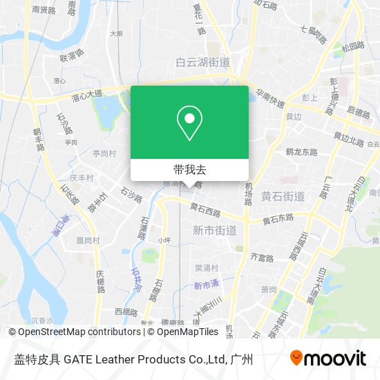 盖特皮具 GATE Leather Products Co.,Ltd地图