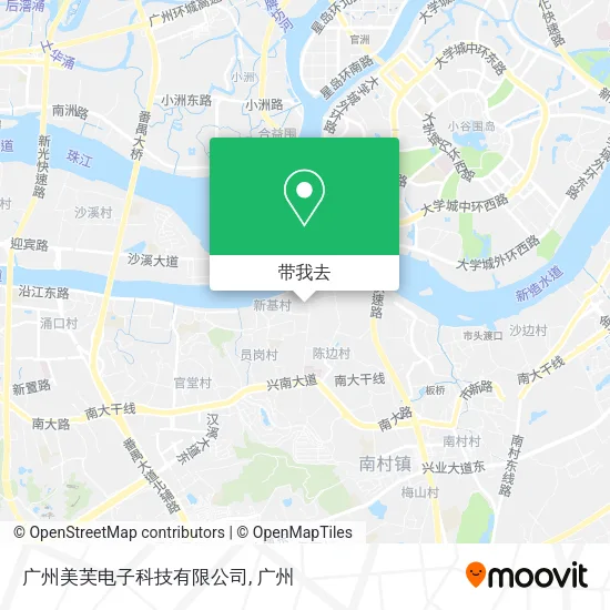 广州美芙电子科技有限公司地图