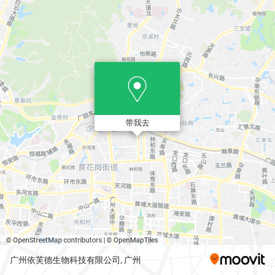 广州依芙德生物科技有限公司地图