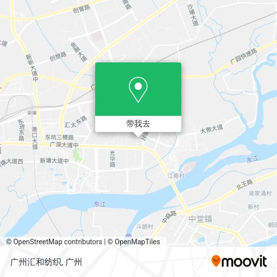 广州汇和纺织地图