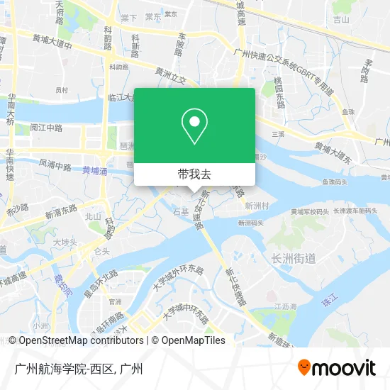 广州航海学院-西区地图