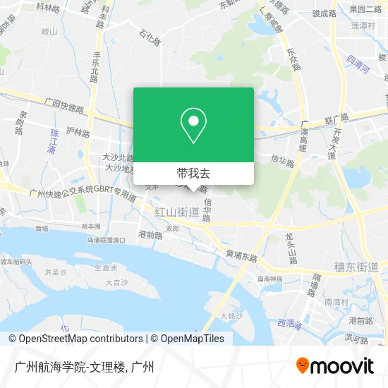 广州航海学院-文理楼地图