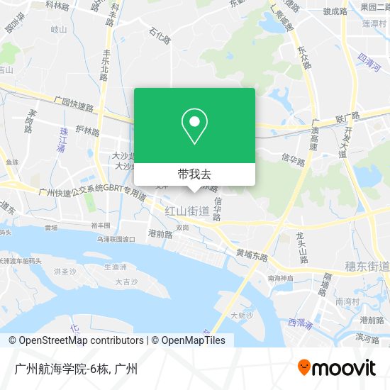 广州航海学院-6栋地图
