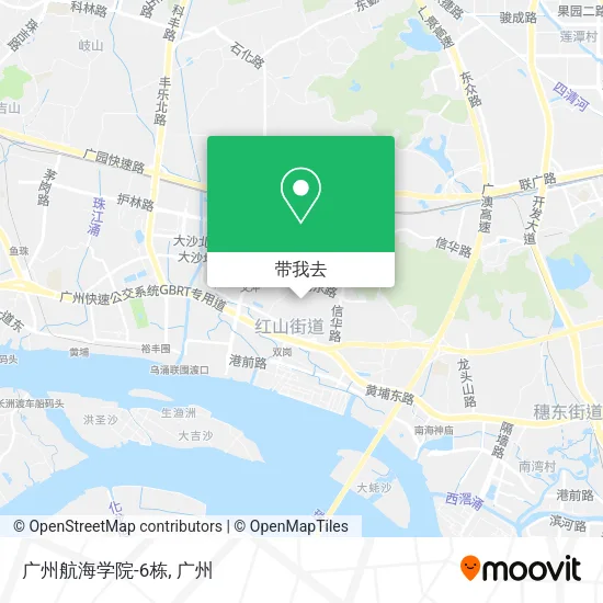 广州航海学院-6栋地图
