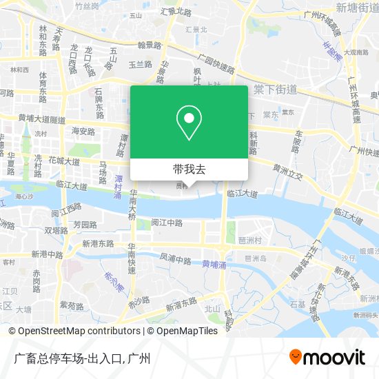 广畜总停车场-出入口地图